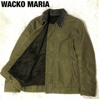 ワコマリア(WACKO MARIA)のワコマリア　ミリタリージャケット　デッキジャケット　カーキ　S　N-1　ボア(ミリタリージャケット)