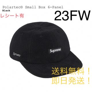 シュプリーム(Supreme)のsupreme Polartec Small Box 6-Panel Black(キャップ)