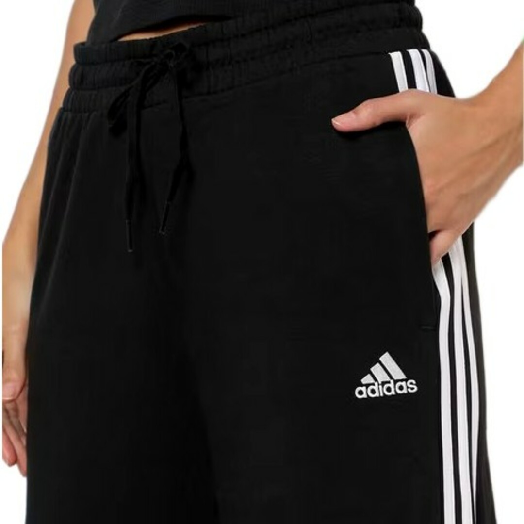 【新品未使用】adidas★ワイドレッグパンツ★トラックパンツ★ジャージ★黒XL