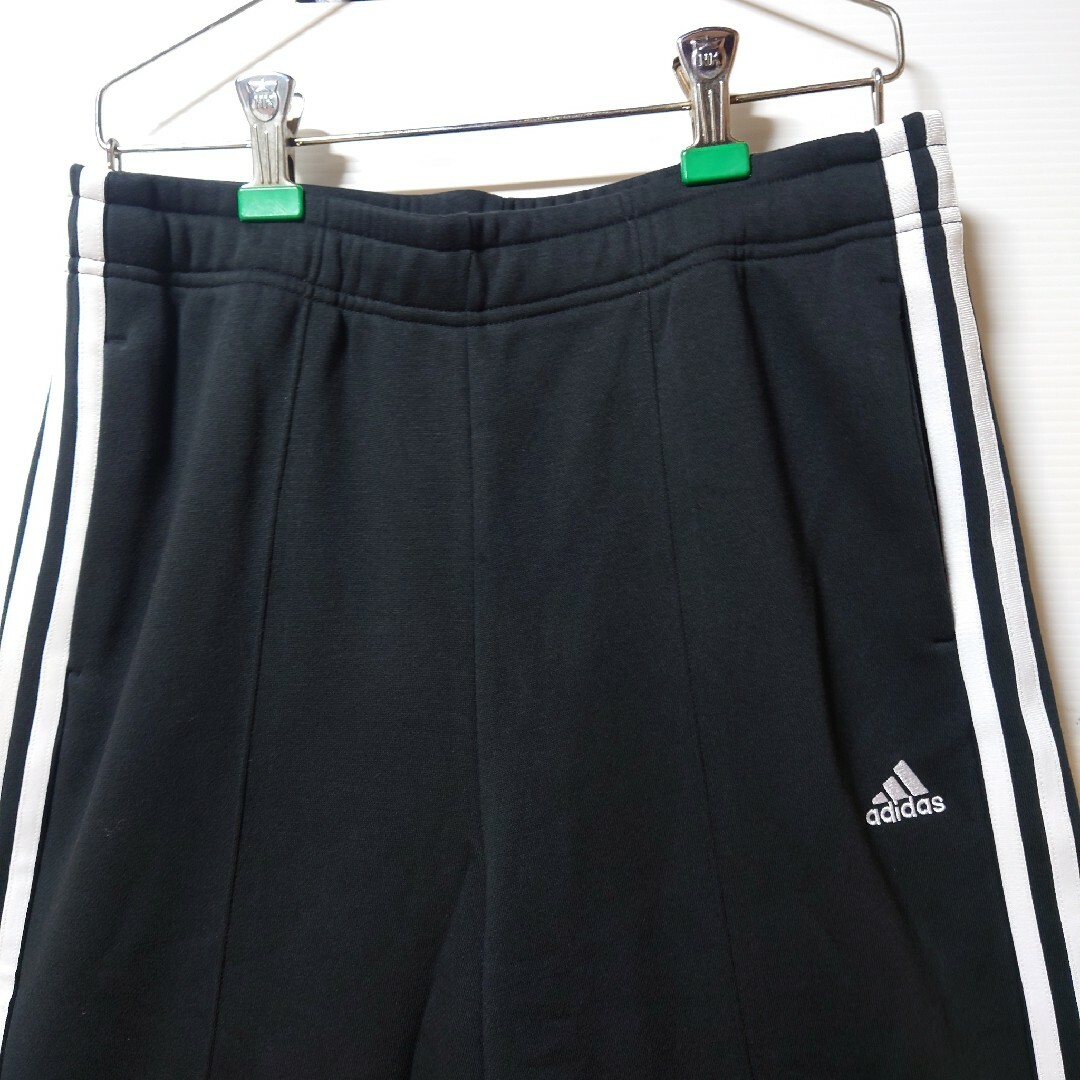 【新品未使用】adidas★ワイドレッグパンツ★トラックパンツ★ジャージ★黒XL