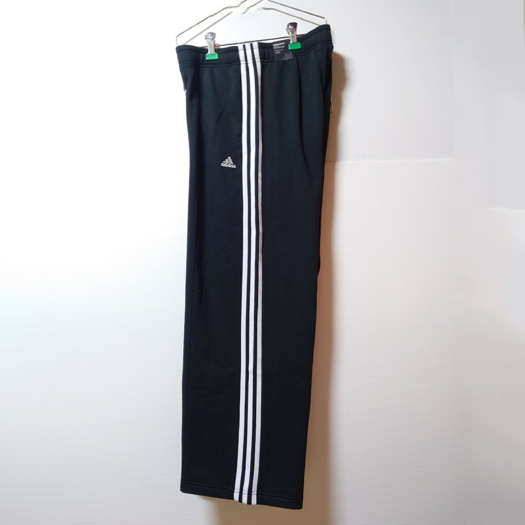 【新品未使用】adidas★ワイドレッグパンツ★トラックパンツ★ジャージ★黒XL