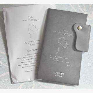 アルビオン(ALBION)のアルビオン 手帳2024 sample&cottonセット(ノベルティグッズ)