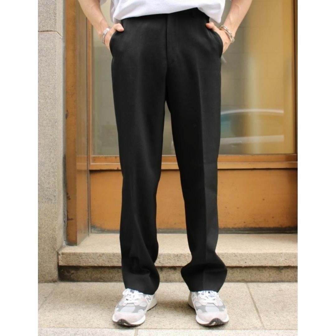 AURALEE WOOL MAX GABARDINE SLACKS BLACK - パンツ AURALEE WOOL MAX GABARDINE SLACKS BLACK - パンツ