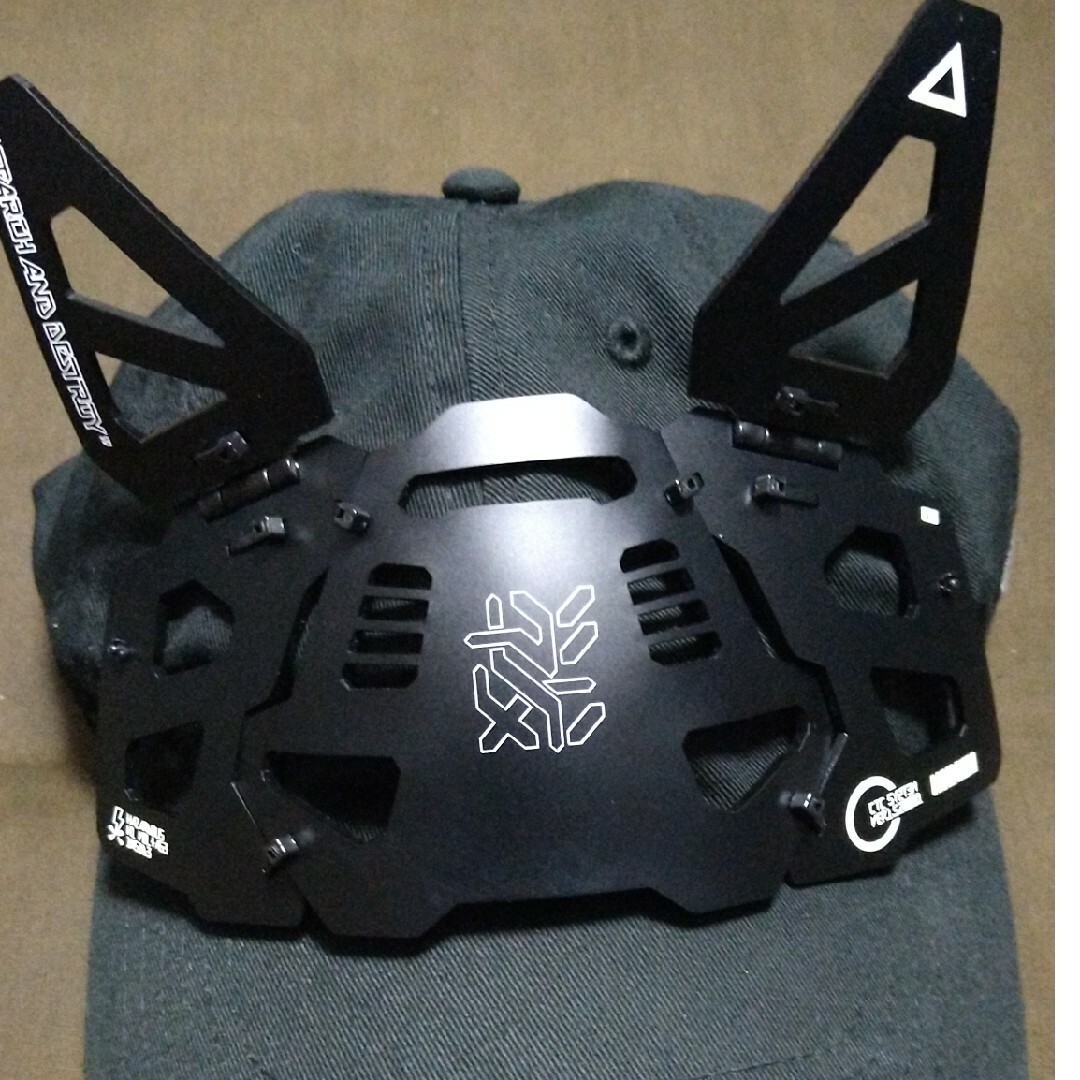 キャップ　耳付き　SF　サイバー　黒 レディースの帽子(キャップ)の商品写真