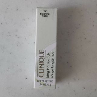 クリニーク(CLINIQUE)のCLINIQUEロングラストリップスティック12blushing nude(口紅)