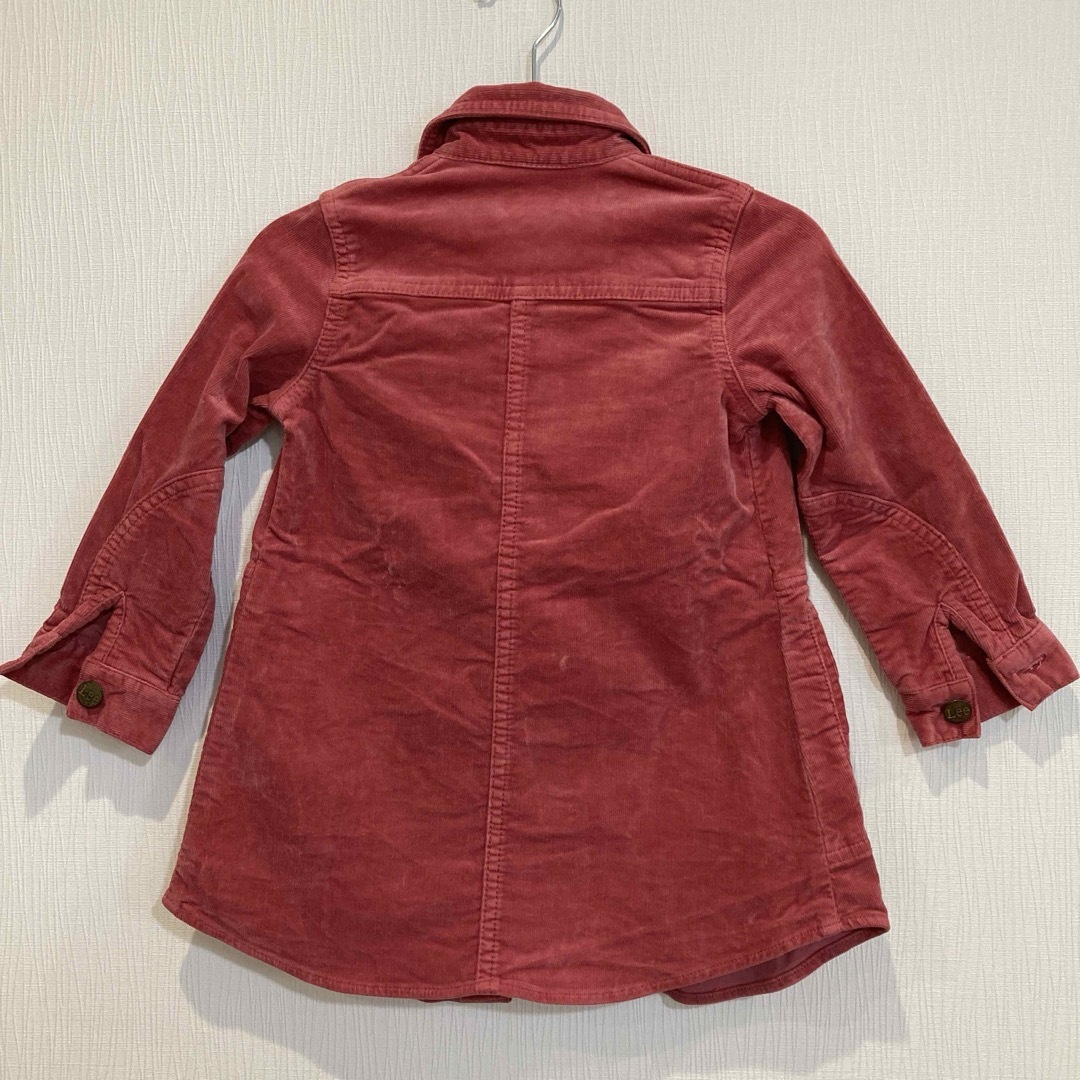 Lee(リー)の匿名配送☆100 Lee コーデュロイシャツ キッズ/ベビー/マタニティのキッズ服女の子用(90cm~)(ジャケット/上着)の商品写真