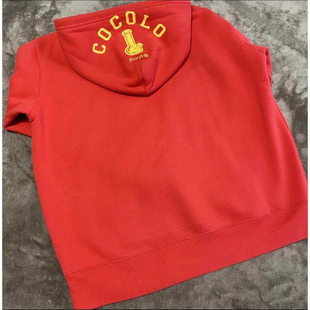 COCOLOBLAND(ココロブランド)のCOCOLO BRAND RED/GOLD ココロブランド パーカー メンズのトップス(パーカー)の商品写真