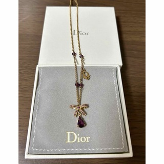 クリスチャンディオール(Christian Dior)のDior ネックレス　リボン(ネックレス)