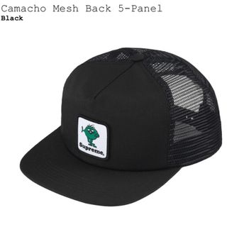 シュプリーム(Supreme)の Supreme Camacho Mesh Back 5-Panel 黒 新品(キャップ)