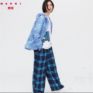 マルニ(Marni)のUNIQLO MARNI チェックパンツ(カジュアルパンツ)