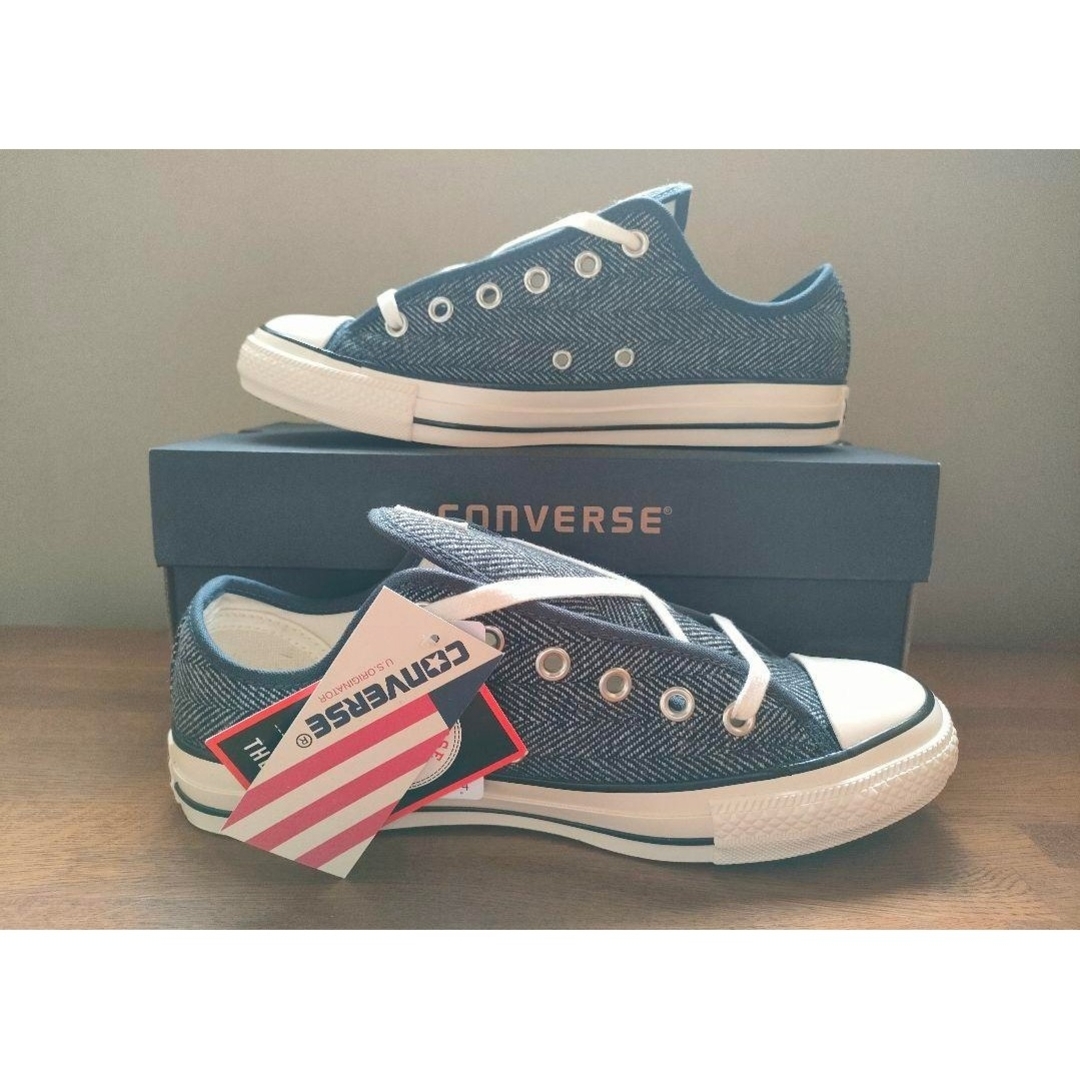 CONVERSE(コンバース)の②【新品未使用】コンバース オールスター US ツイード OX ブラック メンズの靴/シューズ(スニーカー)の商品写真