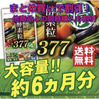 超醗酵 酵素粒377 栄養補助食品 ダイエット サプリ 美容 健康 野菜不足(その他)