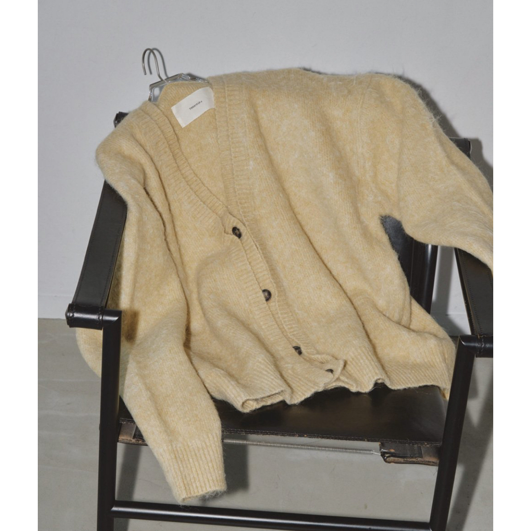 レディースTodayful / Brashed Vneck Cardigan クリーム