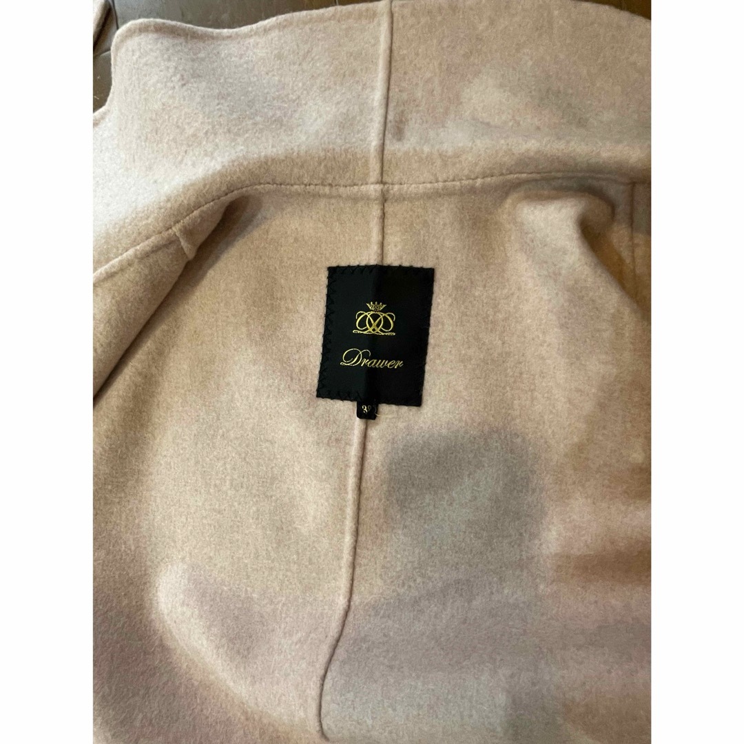 drawer ドロワー　ロングコートジレ レディースのジャケット/アウター(ロングコート)の商品写真