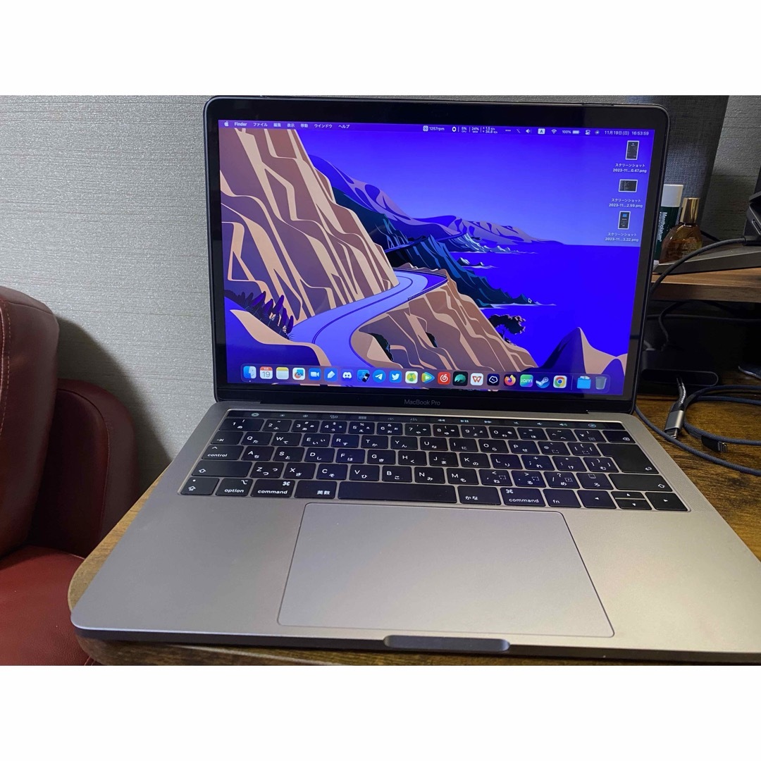 Macbookpro touchbar 2018 8GB/256GBノートPC