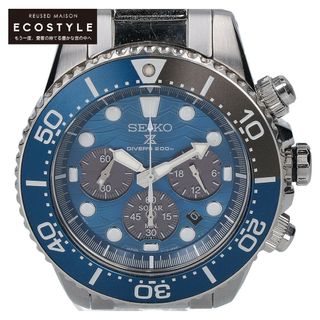 セイコー(SEIKO)のセイコー 【美品】V175-0EV0 プロスペックス Save the Ocean Special Edition ダイバーズクロノグラフ ソーラー(腕時計(アナログ))