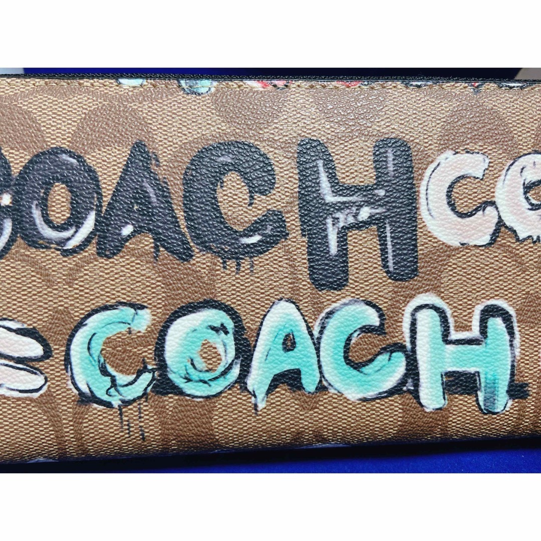 COACH(コーチ)の【値下げ！】新品MINT + SERF アコーディオン ウォレット・シグネチャー レディースのファッション小物(財布)の商品写真