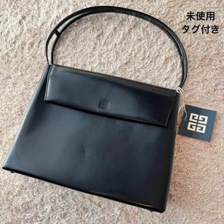 ジバンシィ(GIVENCHY)の【未使用】GIVENCHY  ハンドバッグ レザー ブラック デッドストック(ハンドバッグ)