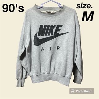 ナイキ(NIKE)の90's銀タグ【ヴィンテージ】NIKE/ナイキ☻ロゴ トレーナー スウェット(スウェット)