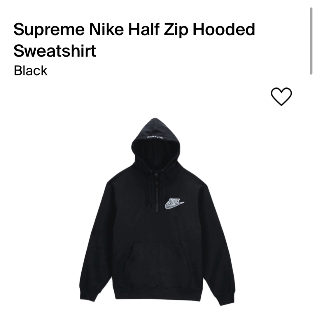 Supreme(シュプリーム)のSupreme×Nike Half Zip Hooded Sweatshirt メンズのトップス(スウェット)の商品写真