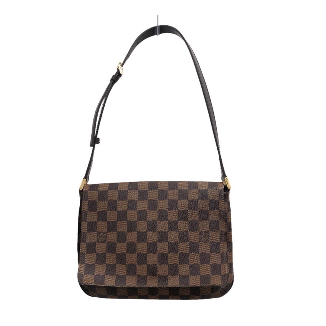 約25cm高さルイ・ヴィトン LOUIS VUITTON ミュゼット・タンゴ ショート N51255 ブラウン ダミエキャンバス ユニセックス ショルダーバッグ