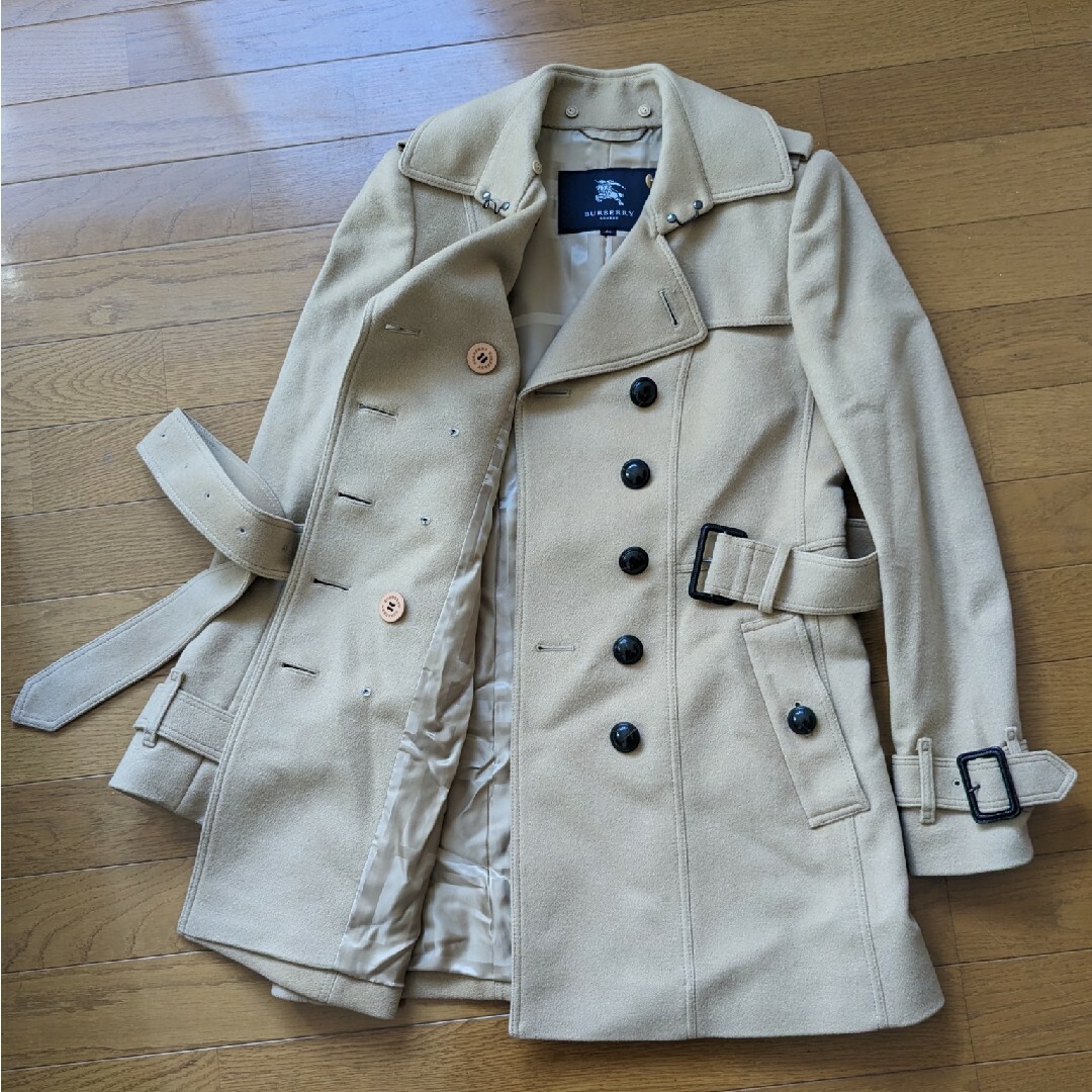 BURBERRY - バーバリーロンドン 羊毛 カシミヤ混 トレンチコート BURBERRY - バーバリーロンドン 羊毛 カシミヤ混 トレンチコート