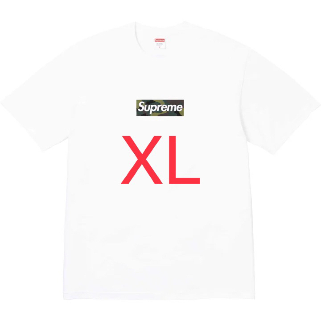 Supreme Box Logo Tee XL シュプリーム 白　ボックスロゴボックスロゴwhite