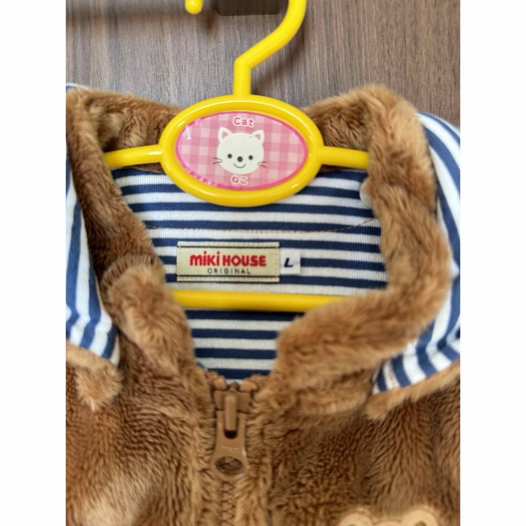 mikihouse(ミキハウス)のミキハウス　ベスト　L（90cm相当） キッズ/ベビー/マタニティのキッズ服男の子用(90cm~)(ジャケット/上着)の商品写真