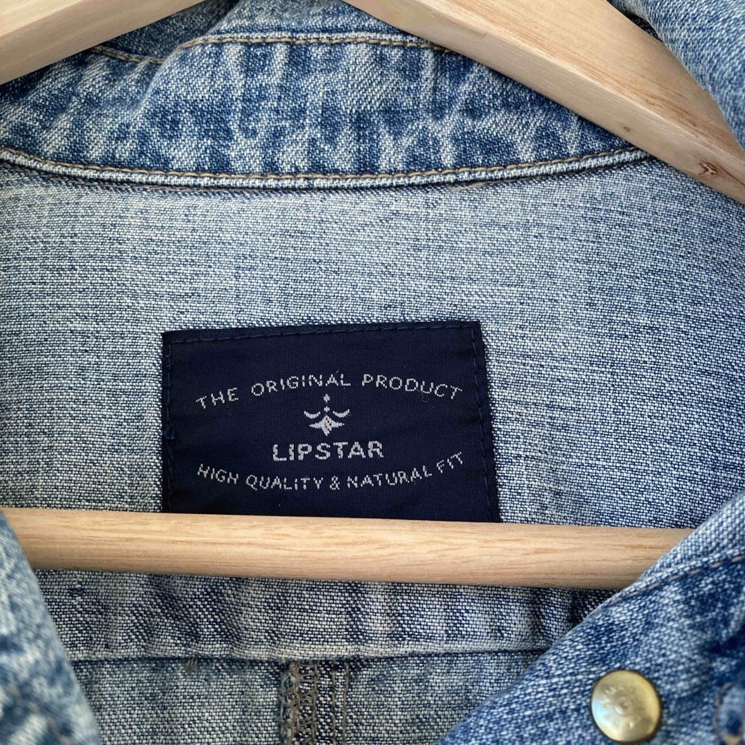 LIPSTAR(リップスター)のLIPSTAR  リップスター　デニムロングジャケット　　ワンピース　M レディースのジャケット/アウター(Gジャン/デニムジャケット)の商品写真