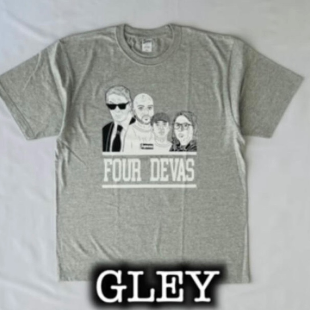 CHANGE☆FOUR DEVAS Tee (Grey)☆
