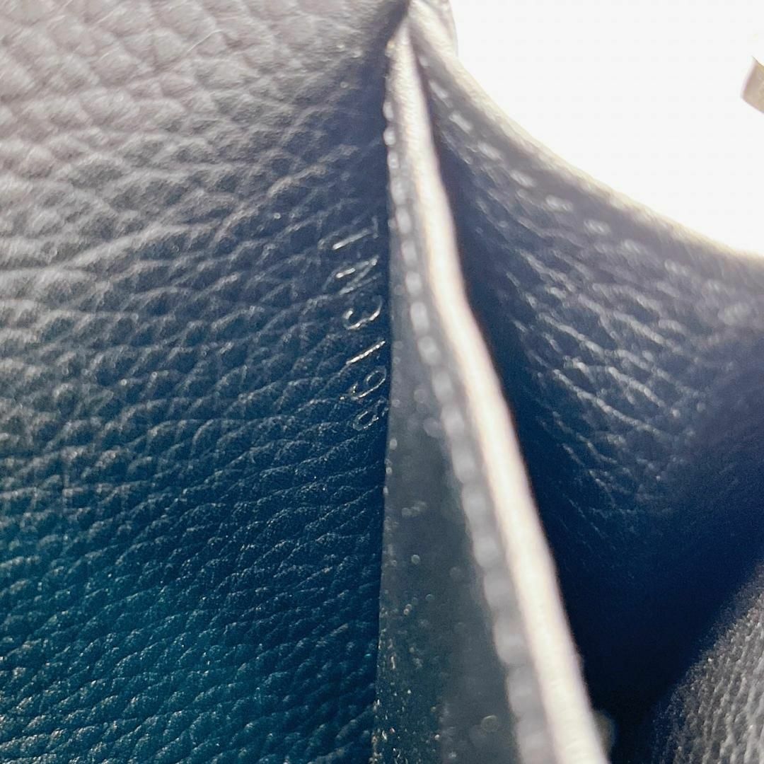 LOUIS VUITTON(ルイヴィトン)のルイヴィトン M60143 財布 ポルトフォイユイリス マヒナ 黒 レディース レディースのファッション小物(財布)の商品写真