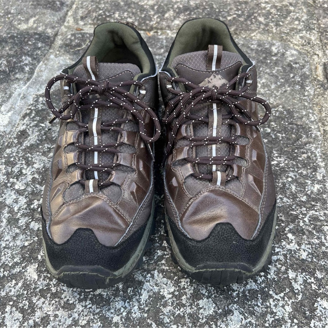 MERRELL(メレル)のused レザー　ブラウン　スニーカー　厚底　トレッキング　トレッキングシューズ メンズの靴/シューズ(スニーカー)の商品写真