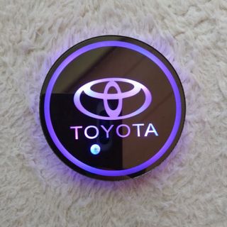 トヨタ(トヨタ)の【美品】TOYOTA　ドリンクコースター(車内アクセサリ)