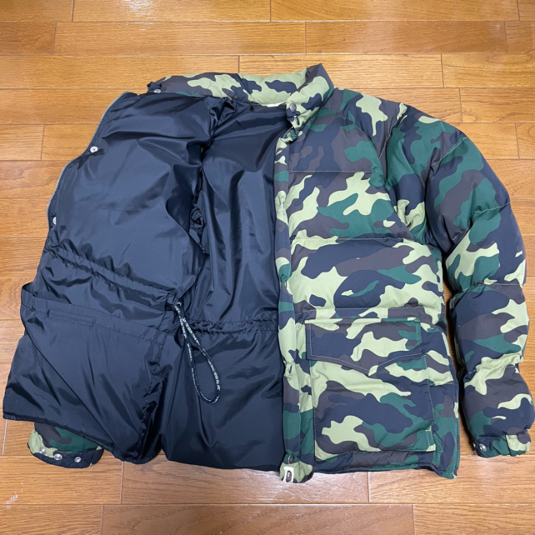 A BATHING APE(アベイシングエイプ)のエイプ ベイプ 迷彩 木村拓哉 M ダウン メンズのジャケット/アウター(ダウンジャケット)の商品写真