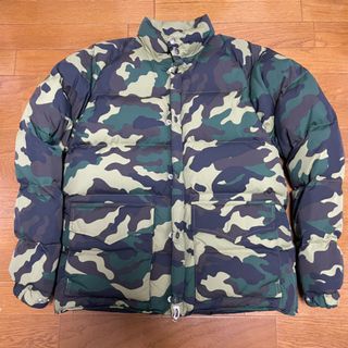 アベイシングエイプ(A BATHING APE)のエイプ ベイプ 迷彩 木村拓哉 M ダウン(ダウンジャケット)