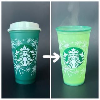 スターバックス(Starbucks)の最新作★北米スターバックス★色が変わる★カラーチェンジ★完売★リユーザブルカップ(グラス/カップ)