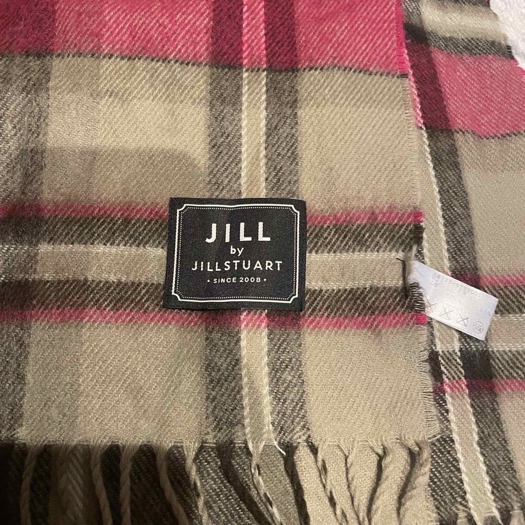 JILLSTUART(ジルスチュアート)のジルスチュアート　チェック　マフラー レディースのファッション小物(マフラー/ショール)の商品写真