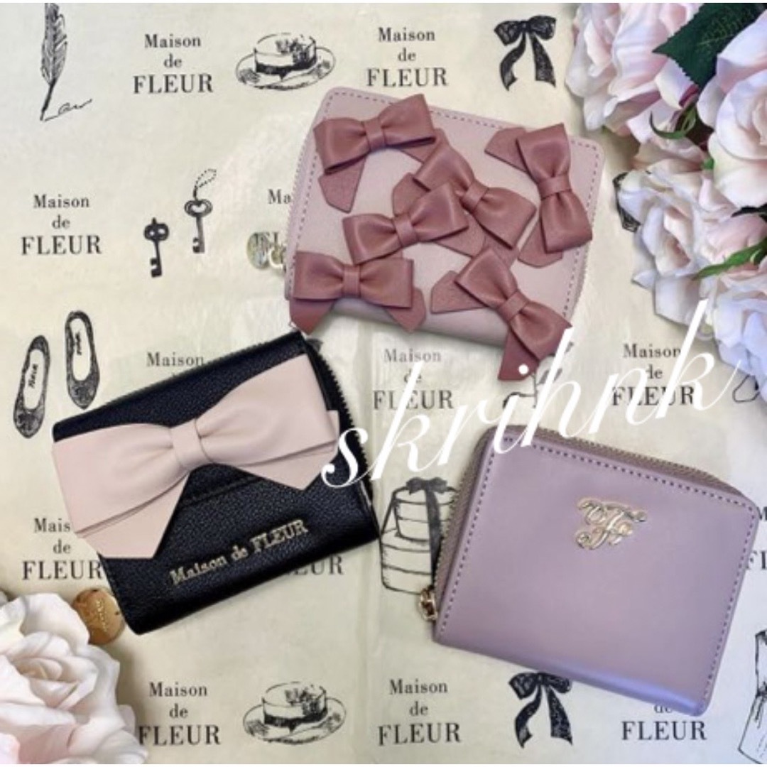 Maison de FLEUR - メゾンドフルール♡ビッグリボンミニウォレット