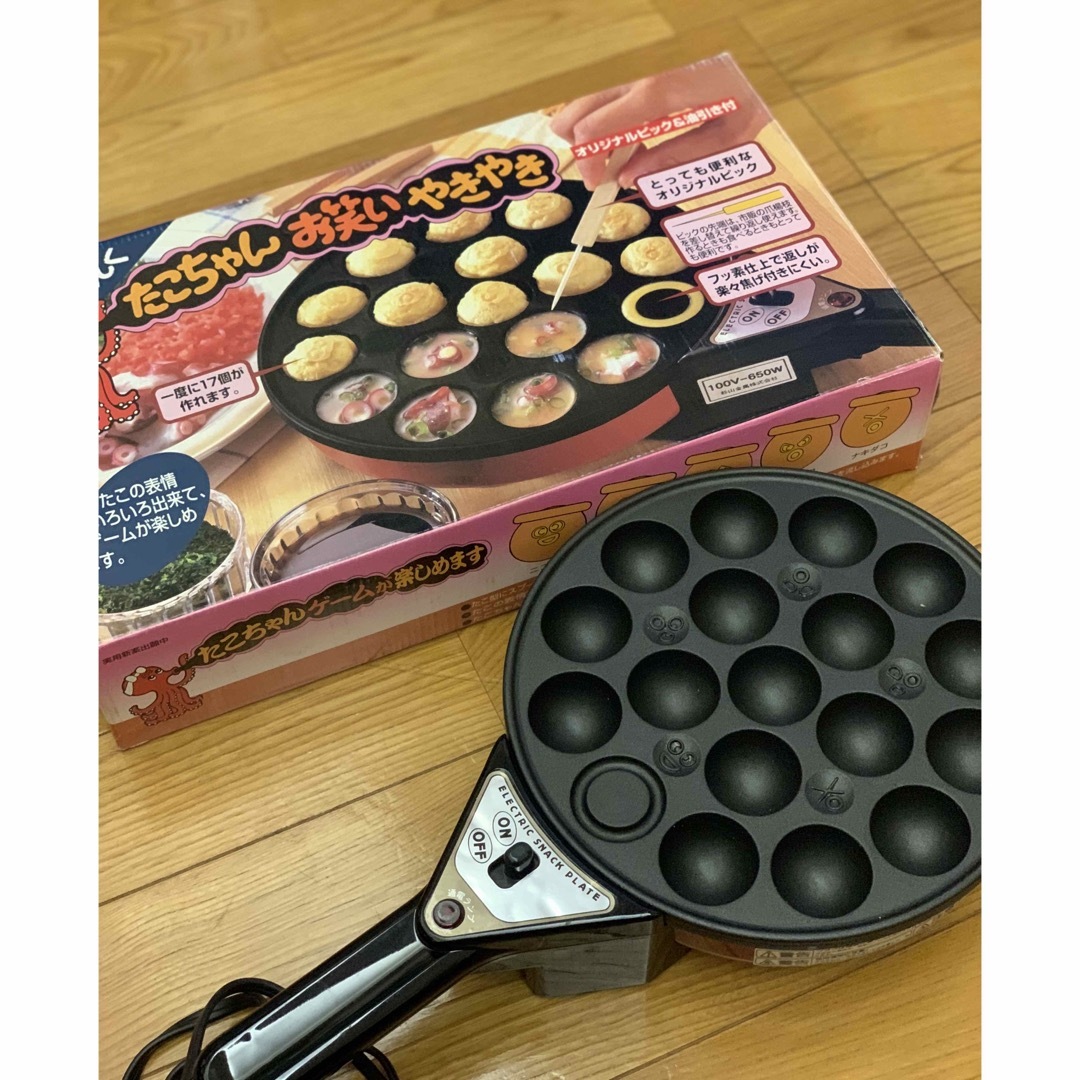 【重宝】たこ焼きプレート✴︎ホットプレート✴︎ベビーカステラ、デザートクッキー等 スマホ/家電/カメラの調理家電(たこ焼き機)の商品写真