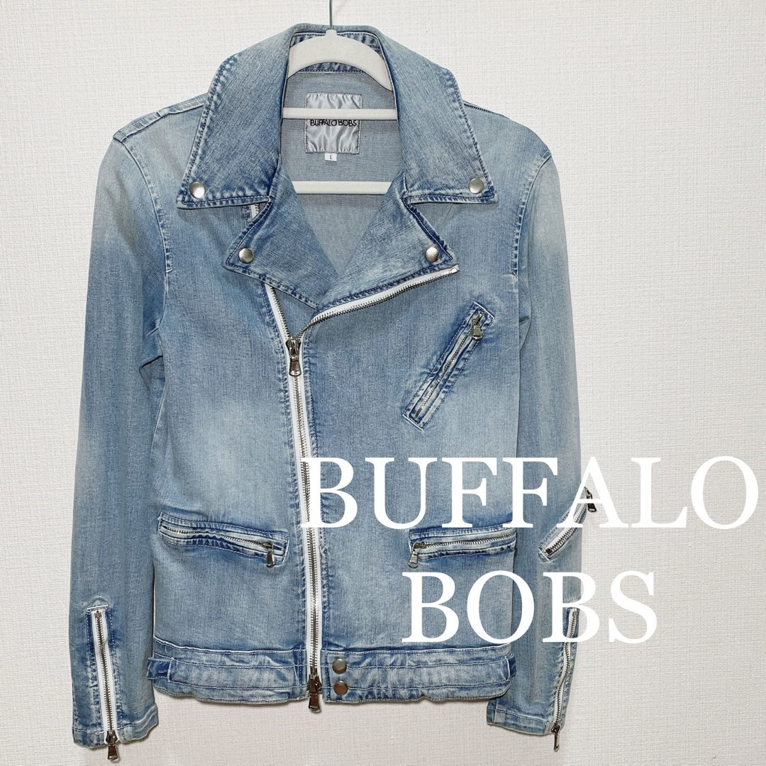 BUFFALO BOBS(バッファローボブス)のBUFFALO BOBS バッファローボブズ ダブルライダース ジャケット メンズのジャケット/アウター(ライダースジャケット)の商品写真