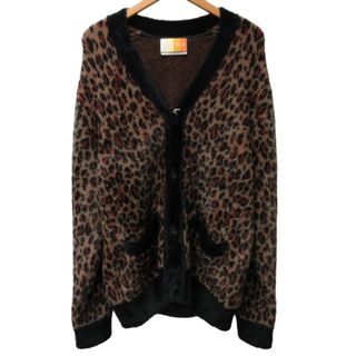 KITH タグ付 22AW Leopard Cardigan レオパード柄 M(カーディガン)