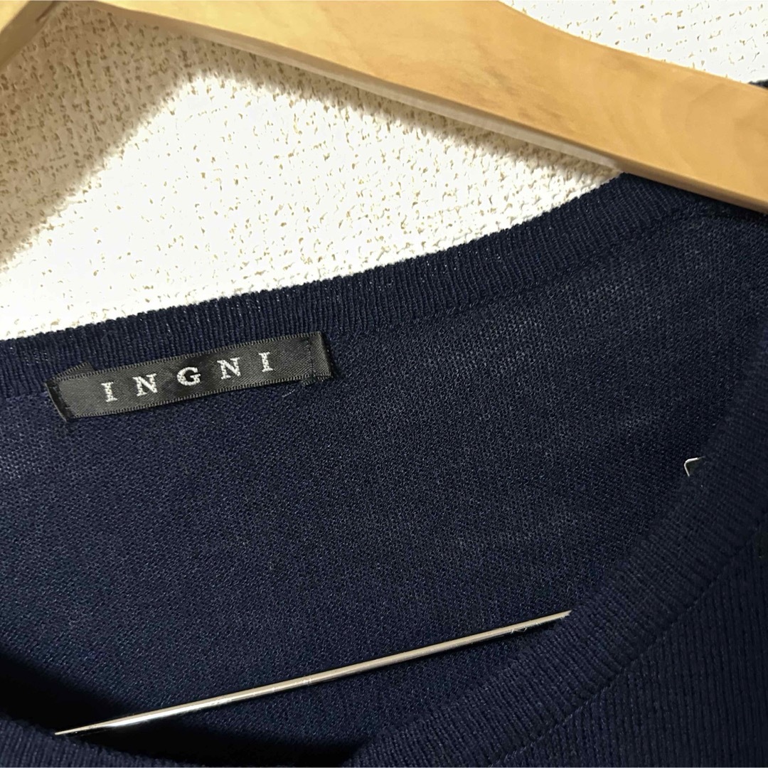 INGNI(イング)の【INGNI】カーディガン/ネイビー レディースのトップス(カーディガン)の商品写真