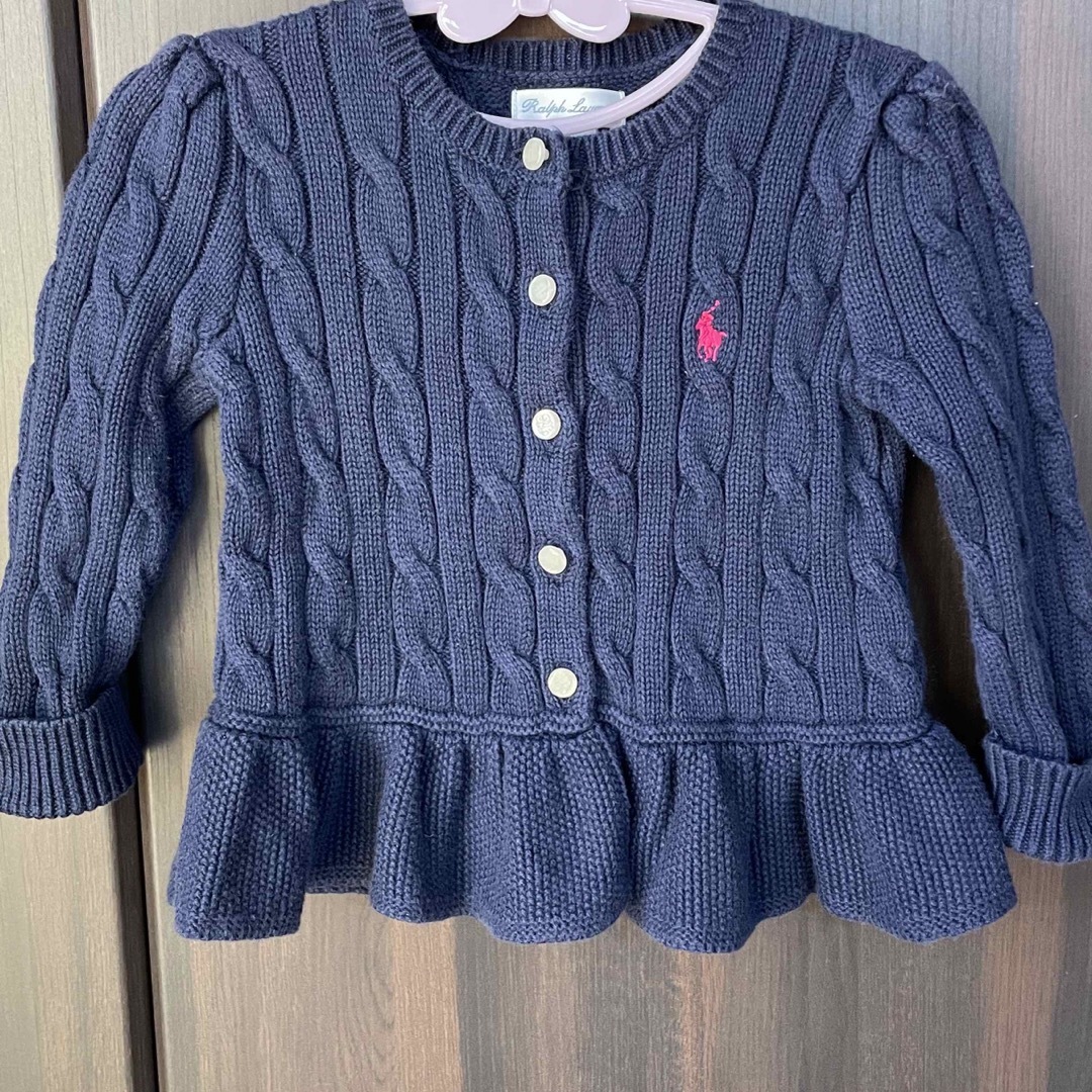 Ralph Lauren(ラルフローレン)のラルフローレン　キッズ　カーディガン　1歳　80cm キッズ/ベビー/マタニティのベビー服(~85cm)(カーディガン/ボレロ)の商品写真