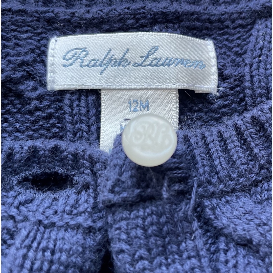 Ralph Lauren(ラルフローレン)のラルフローレン　キッズ　カーディガン　1歳　80cm キッズ/ベビー/マタニティのベビー服(~85cm)(カーディガン/ボレロ)の商品写真