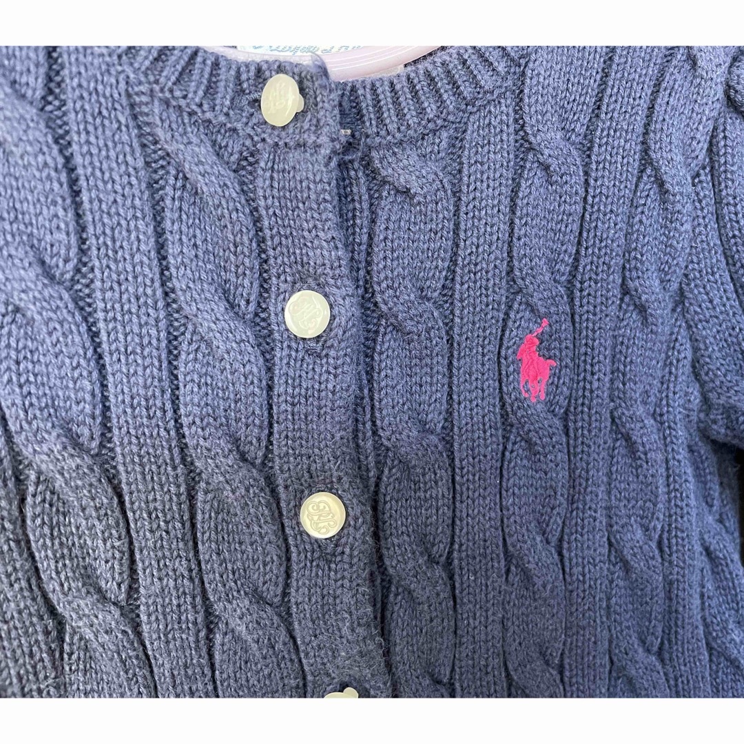 Ralph Lauren(ラルフローレン)のラルフローレン　キッズ　カーディガン　1歳　80cm キッズ/ベビー/マタニティのベビー服(~85cm)(カーディガン/ボレロ)の商品写真