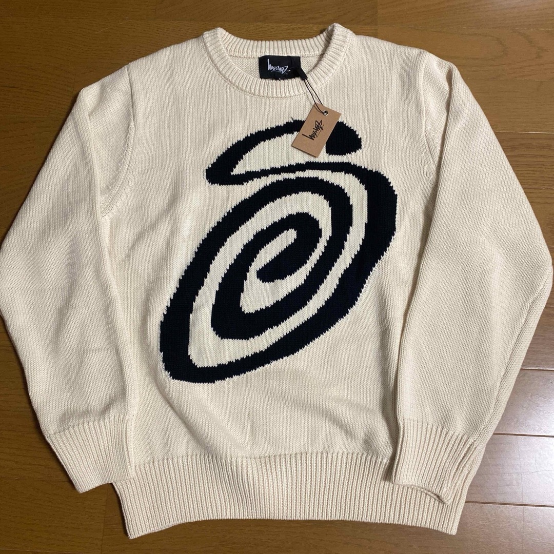 STUSSY(ステューシー)の【新品】 STUSSY CURLY S SWEATER ニット セーター メンズのトップス(ニット/セーター)の商品写真