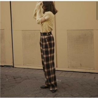 ランデブー(RANDEBOO)のRANDEBOO ランデブーOrigin plaid slacks(その他)