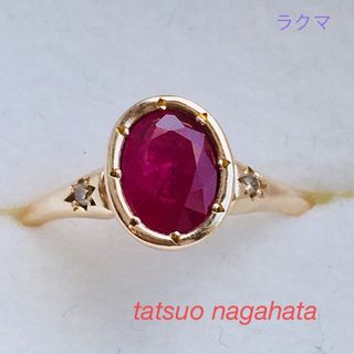 アッシュペーフランス(H.P.FRANCE)のtatsuo nagahata  k10 ルビーリング(リング(指輪))