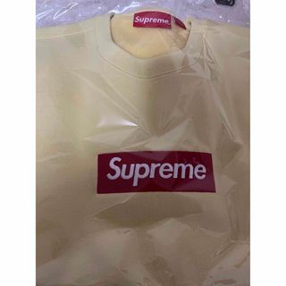 シュプリーム(Supreme)のSupreme Box Logo crewneck yellow (スウェット)