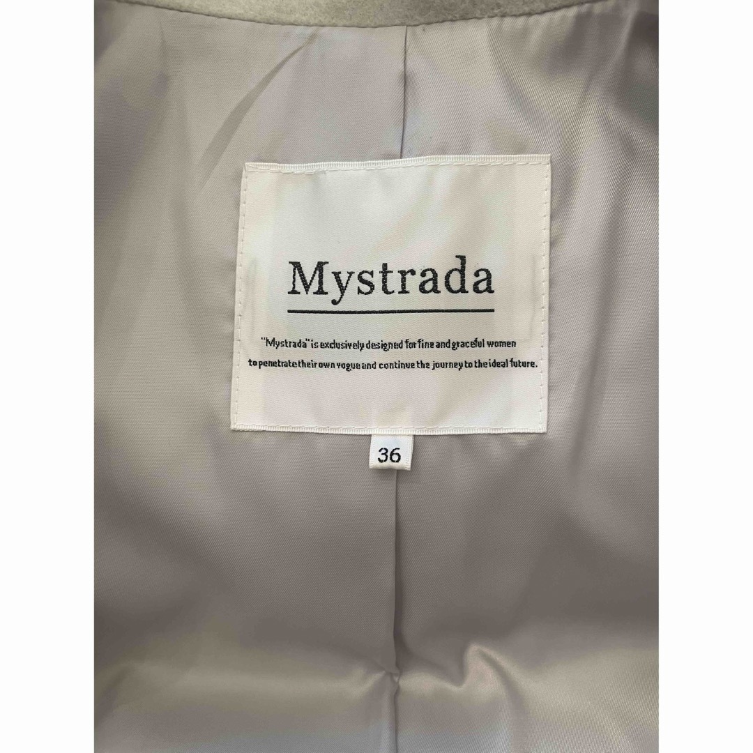 Mystrada(マイストラーダ)のマイストラーダ　Mystrada  チェスターコート　36 レディースのジャケット/アウター(チェスターコート)の商品写真